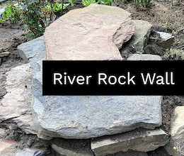 River Rock Wall